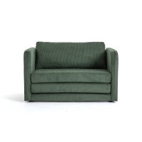 Диван-кровать Из рифленого велюра Hazel 1-мест. зеленый LA REDOUTE INTERIEURS  фото, kupilegko.ru